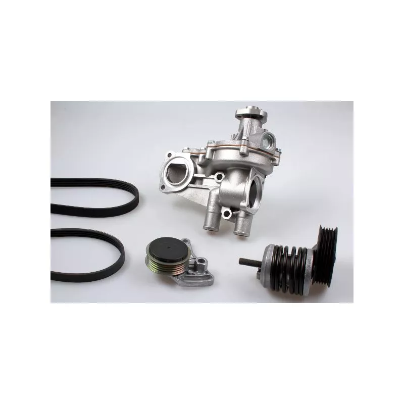 Pompe à eau+Jeu de courroie trapézoïdale à nervures HEPU PK05139