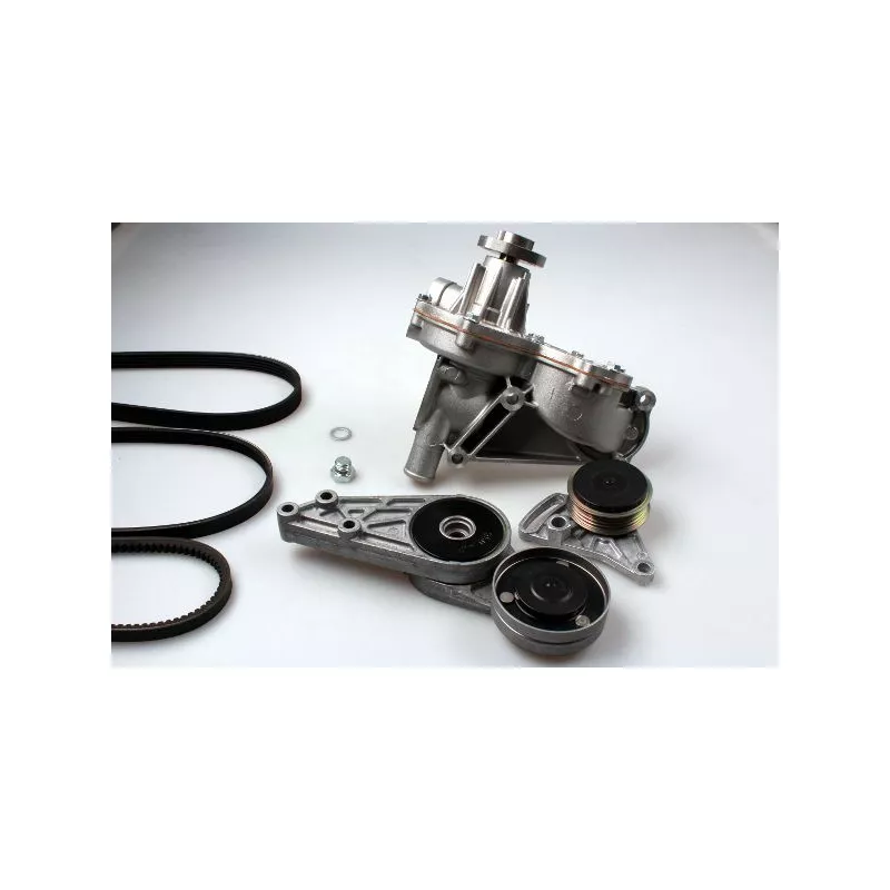 Pompe à eau+Jeu de courroie trapézoïdale à nervures HEPU PK05192