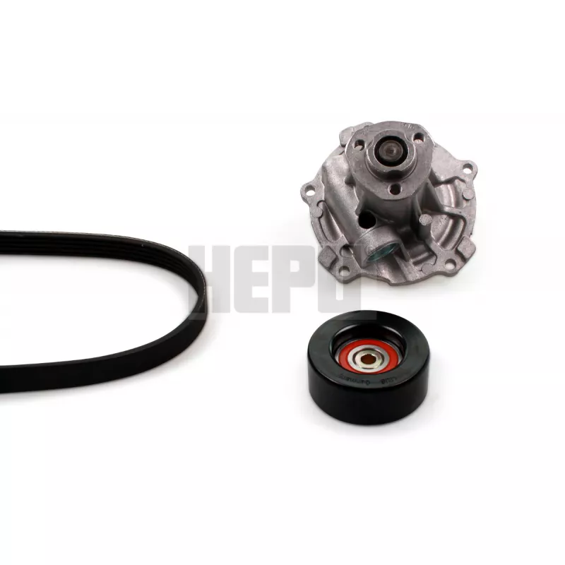 Pompe à eau+Jeu de courroie trapézoïdale à nervures HEPU PK05422