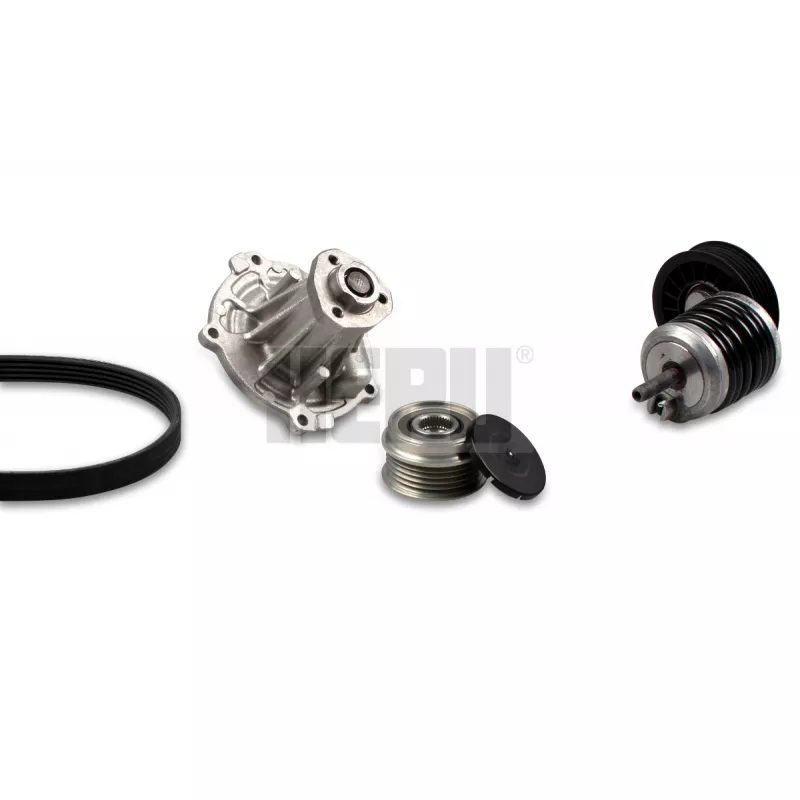 Pompe à eau+Jeu de courroie trapézoïdale à nervures HEPU PK05426