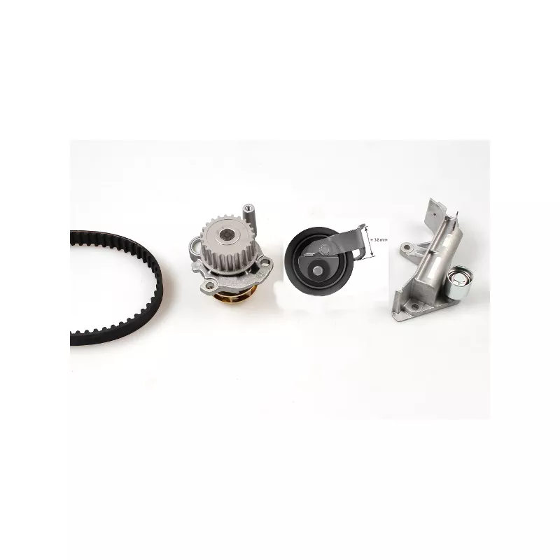 Pompe à eau + kit de courroie de distribution HEPU PK05474