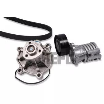 Pompe à eau+Jeu de courroie trapézoïdale à nervures HEPU PK05661