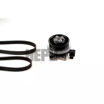 Pompe à eau+Jeu de courroie trapézoïdale à nervures HEPU PK06511