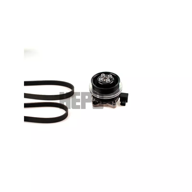 Pompe à eau+Jeu de courroie trapézoïdale à nervures HEPU PK06511