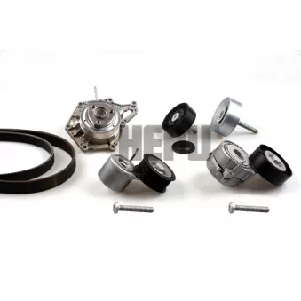 Pompe à eau+Jeu de courroie trapézoïdale à nervures HEPU