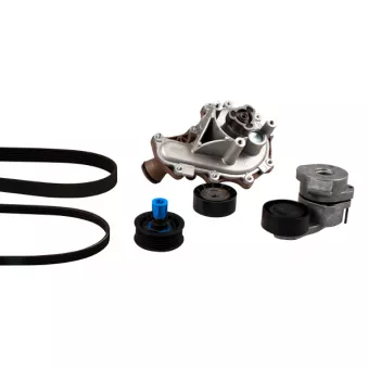 Pompe à eau+Jeu de courroie trapézoïdale à nervures HEPU PK08080