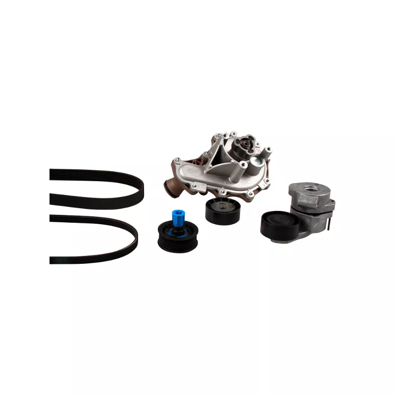Pompe à eau+Jeu de courroie trapézoïdale à nervures HEPU PK08080