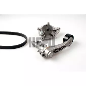 Pompe à eau+Jeu de courroie trapézoïdale à nervures HEPU PK08100