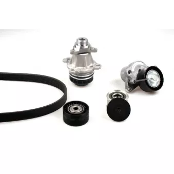 Pompe à eau+Jeu de courroie trapézoïdale à nervures HEPU PK09072