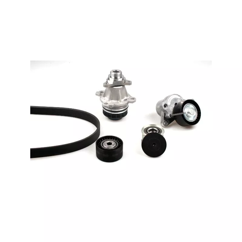 Pompe à eau+Jeu de courroie trapézoïdale à nervures HEPU PK09072