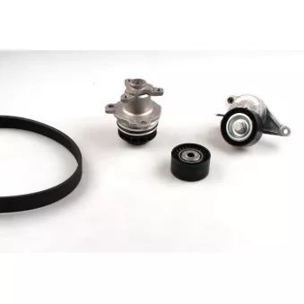 Pompe à eau+Jeu de courroie trapézoïdale à nervures HEPU PK09641