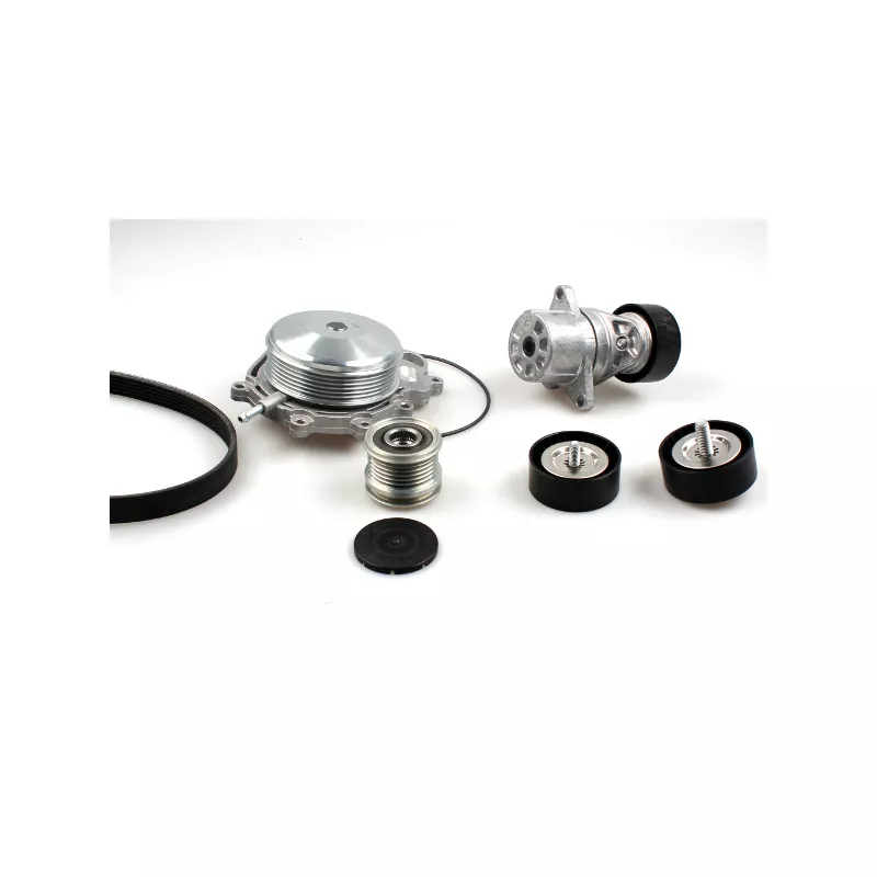 Pompe à eau+Jeu de courroie trapézoïdale à nervures HEPU PK15130A