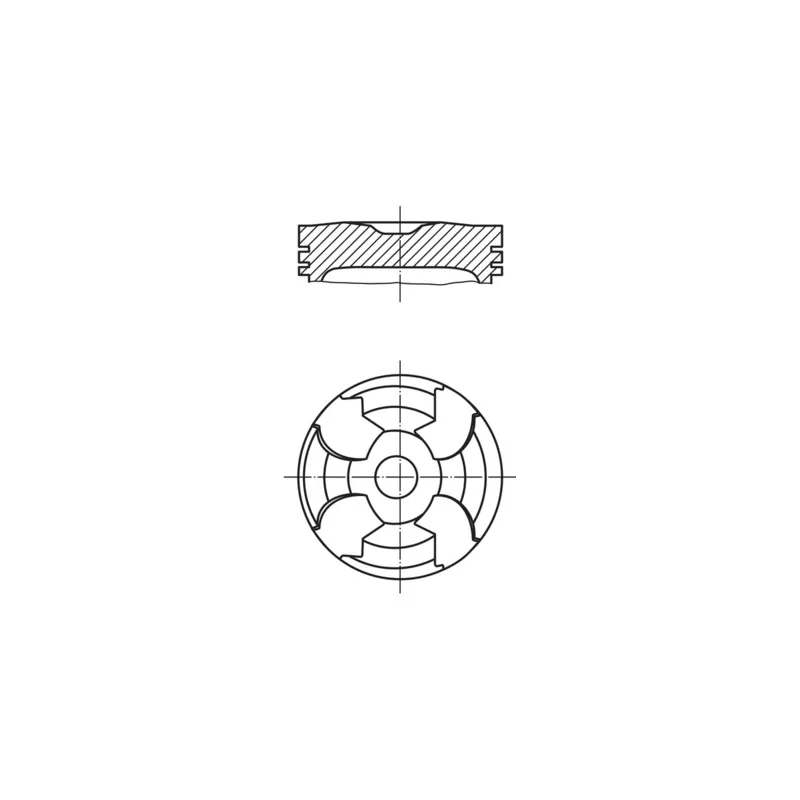 Piston MAHLE 001 02 01