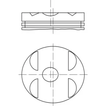 Piston MAHLE 001 04 10