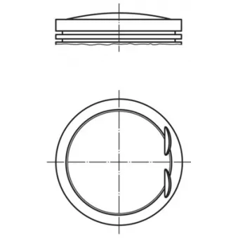 Piston MAHLE 001 07 01