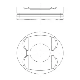 Piston MAHLE 001 14 00