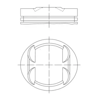 Piston MAHLE 001 34 00