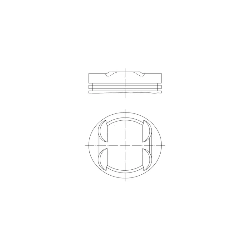 Piston MAHLE 001 34 00