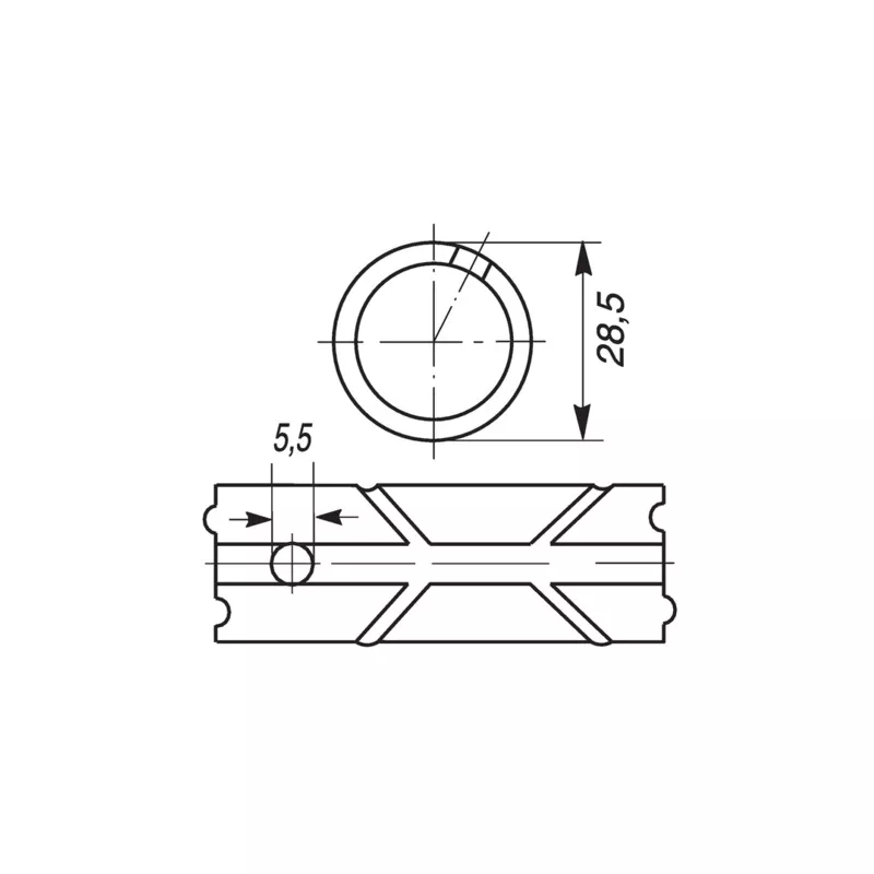 Coussinet de palier, bielle MAHLE 001 BB 18799 300