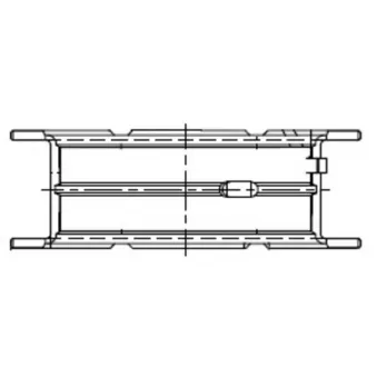 Coussinet de vilebrequin MAHLE 001 FL 21834 000