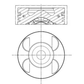 Piston MAHLE 001 PI 00105 000