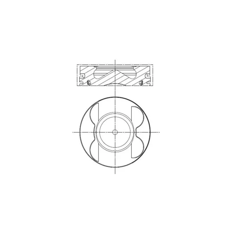 Piston MAHLE 001 PI 00107 001
