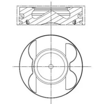 Piston MAHLE 001 PI 00107 002