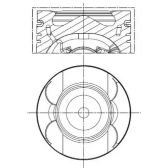 Piston MAHLE 001 PI 00133 002
