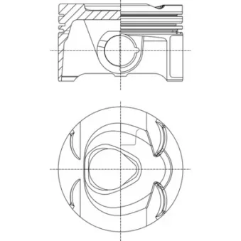 Piston MAHLE 001 PI 00164 000