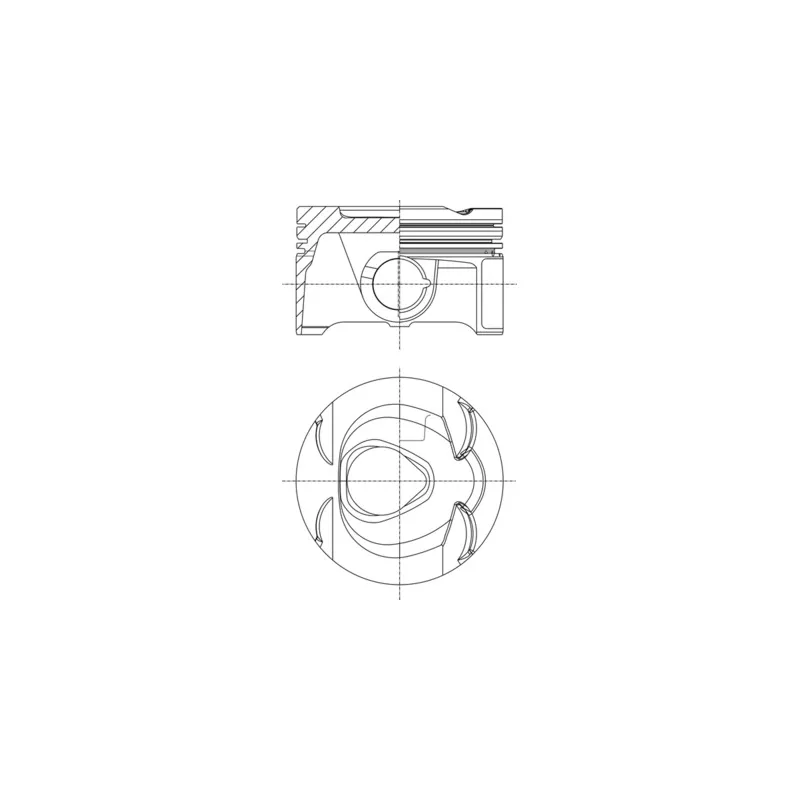 Piston MAHLE 001 PI 00164 000