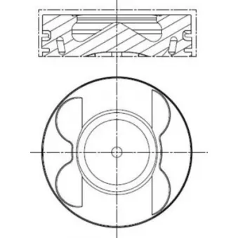 Piston MAHLE 001 PI 00178 001