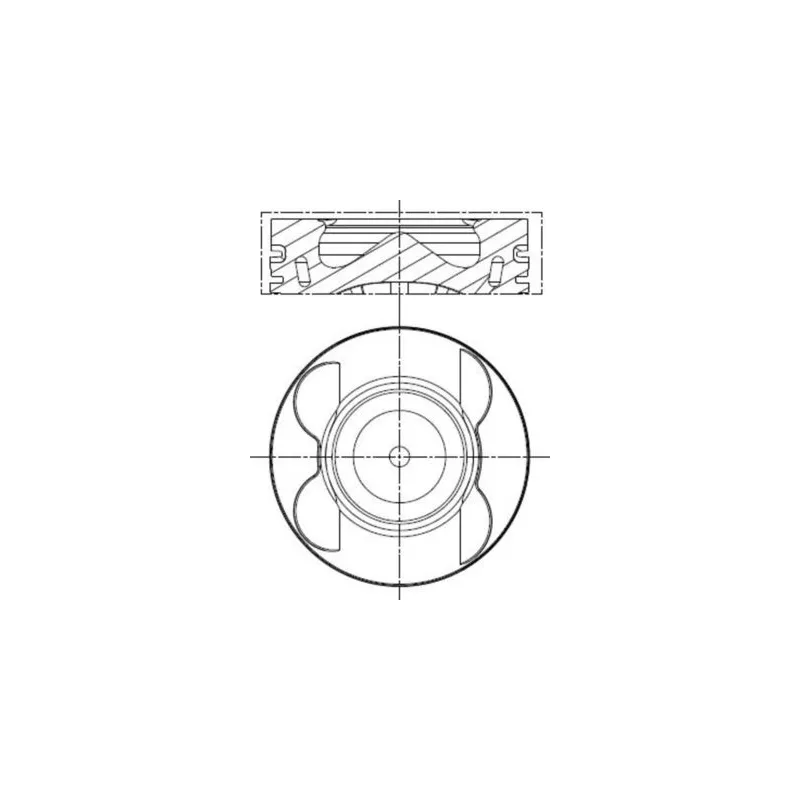 Piston MAHLE 001 PI 00181 001