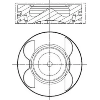 Piston MAHLE 001 PI 00181 002