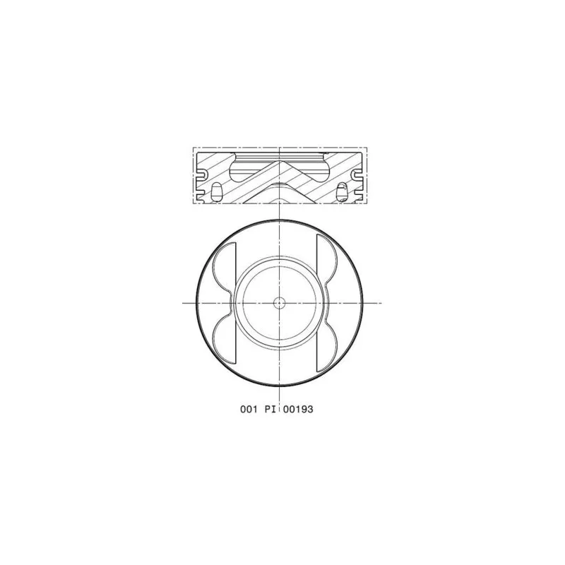 Piston MAHLE 001 PI 00193 000