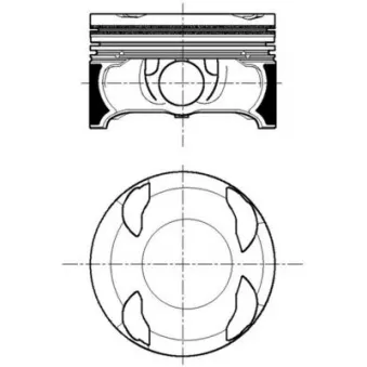 Piston MAHLE 001 PI 00196 002
