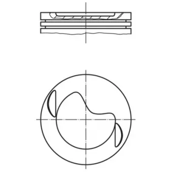 Piston MAHLE 002 19 01