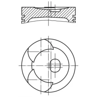 Piston MAHLE 002 44 00