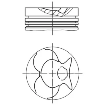 Piston MAHLE 002 49 01