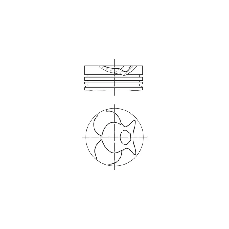 Piston MAHLE 002 49 01