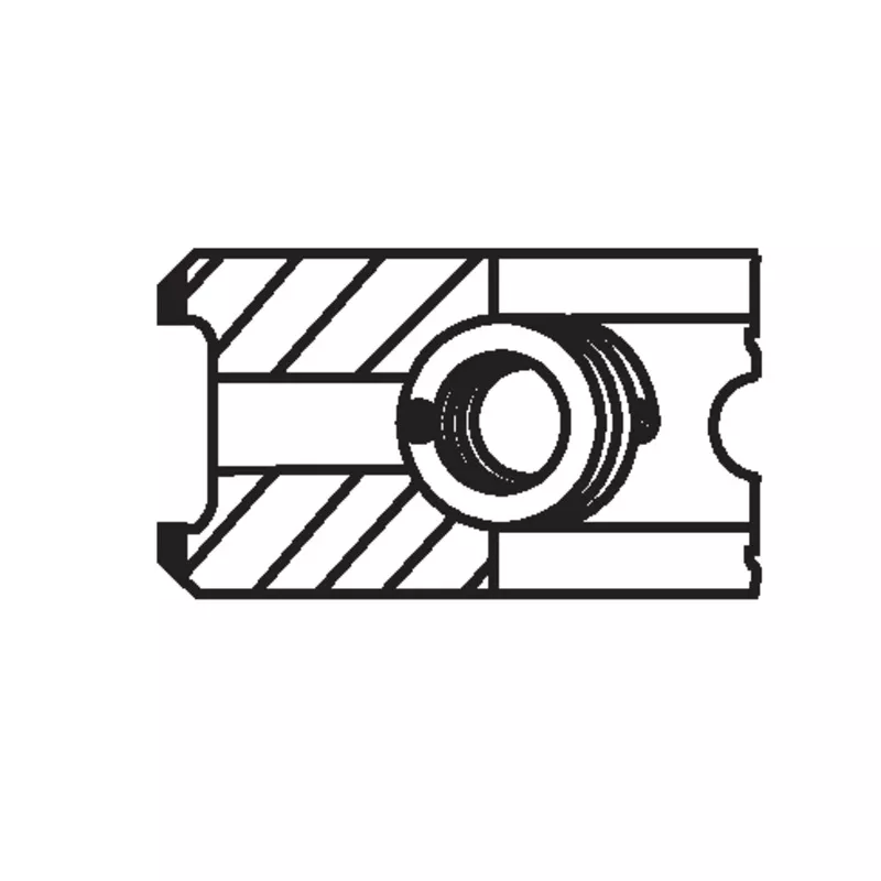 Jeu de segments de pistons MAHLE 002 60 V2 - Visuel 2