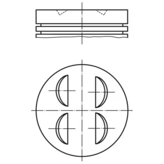 Piston MAHLE 002 74 02