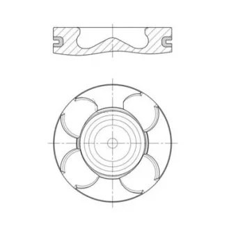 Piston MAHLE 007 PI 00158 000