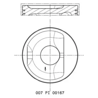 Piston MAHLE 007 PI 00167 001