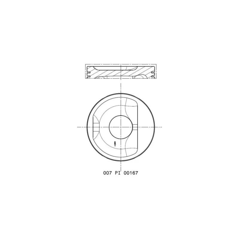 Piston MAHLE 007 PI 00167 001