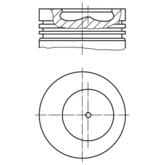 Piston MAHLE 009 07 00