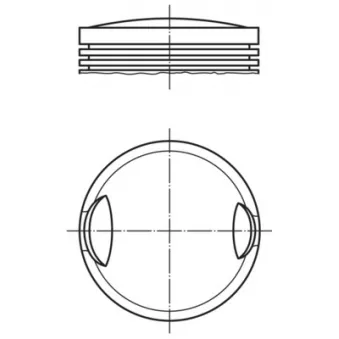 Piston MAHLE 009 19 02