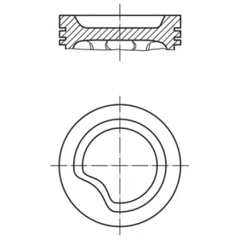 Piston MAHLE 011 06 12