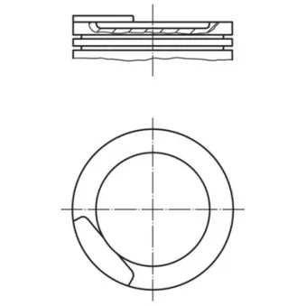 Piston MAHLE 011 10 12
