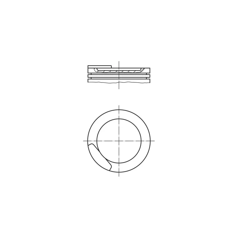 Piston MAHLE 011 10 12