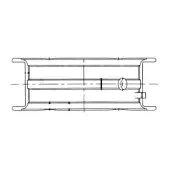 Coussinet de vilebrequin MAHLE 011 FL 21059 050